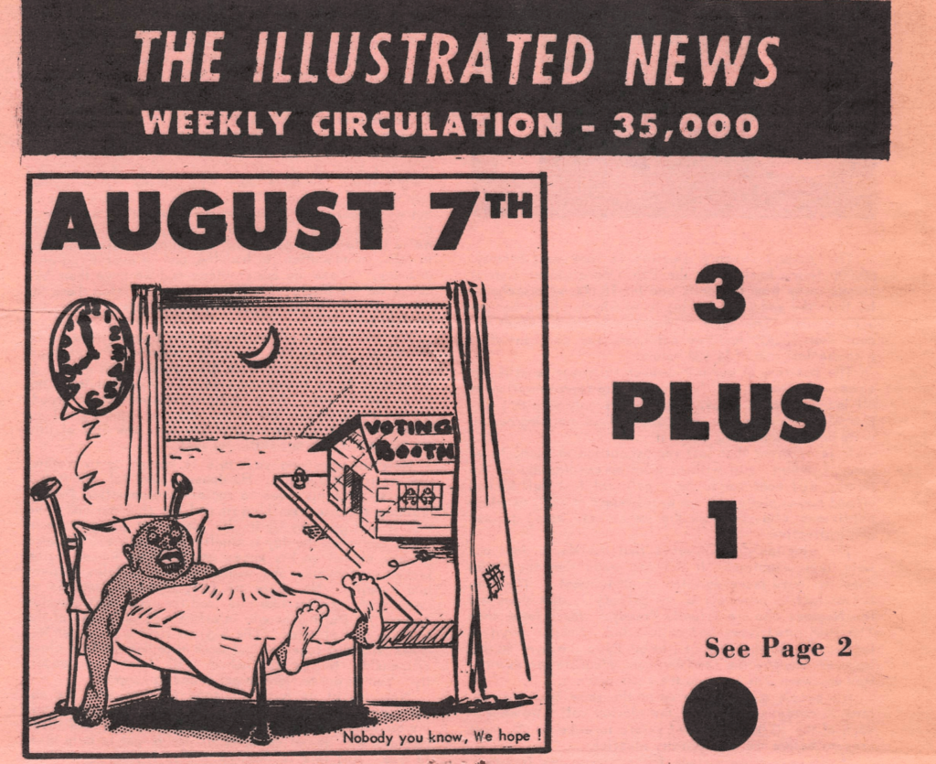 "3 Plus 1," Illustrated News, Vol. 2, No. 34, August 20, 1962