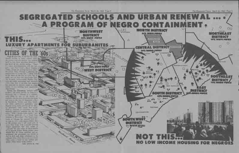"Segregated Schools and Urban Renewal … A Program of Negro Containment," Illustrated News, Vol. 2, No. 13, March 26, 1962