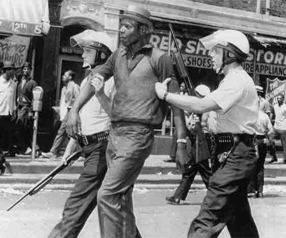 Police Detain Man (July 23, 1967)
