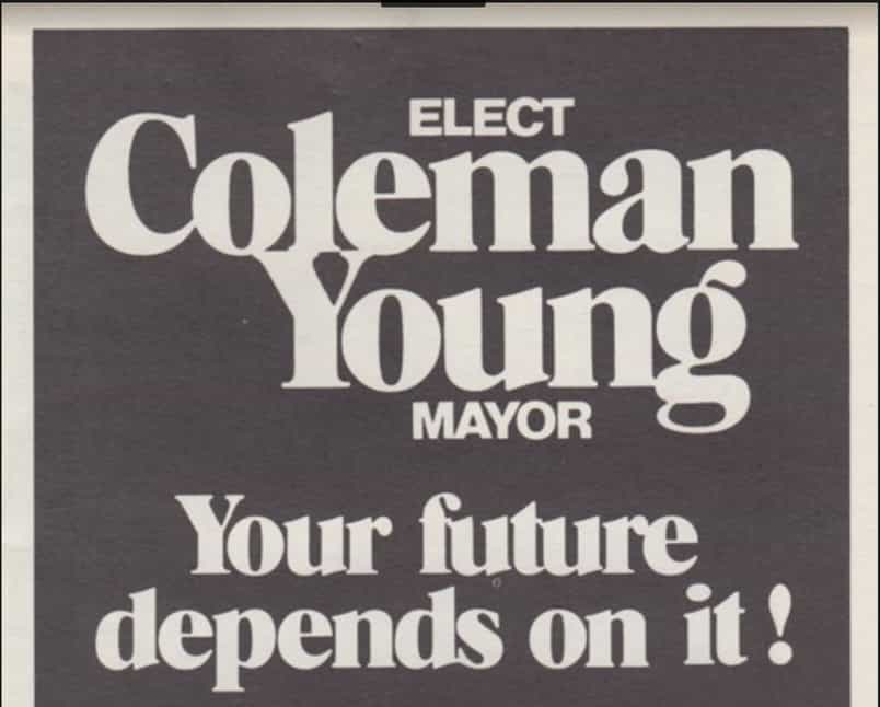 Coleman Young Campaign Poster