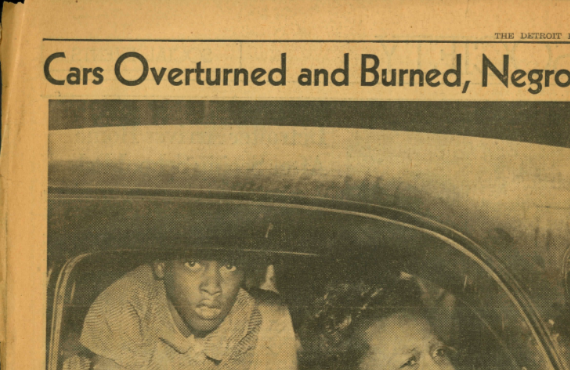 "Cars Overturned and Burned" (1943)