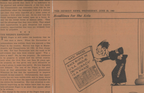 "Headlines for the Axis" (1943)