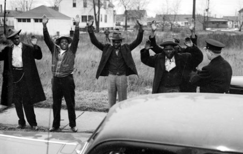 Black Men Detained by Police (1942)