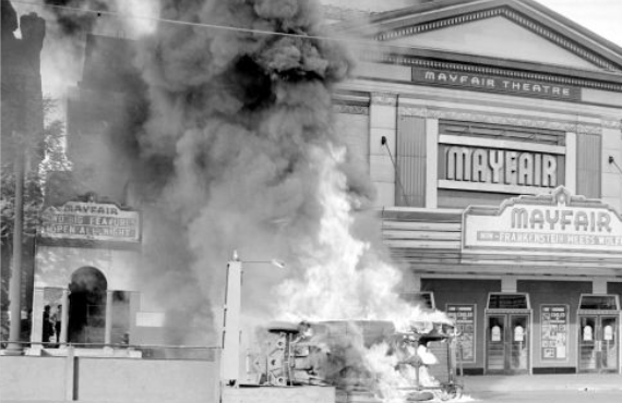 Bus Burns on Woodward (1943)