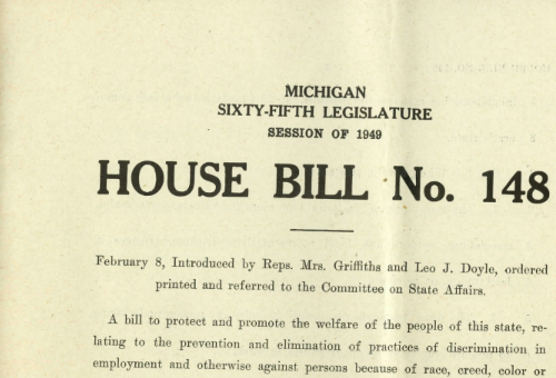 MI House Bill No. 148 (1949)