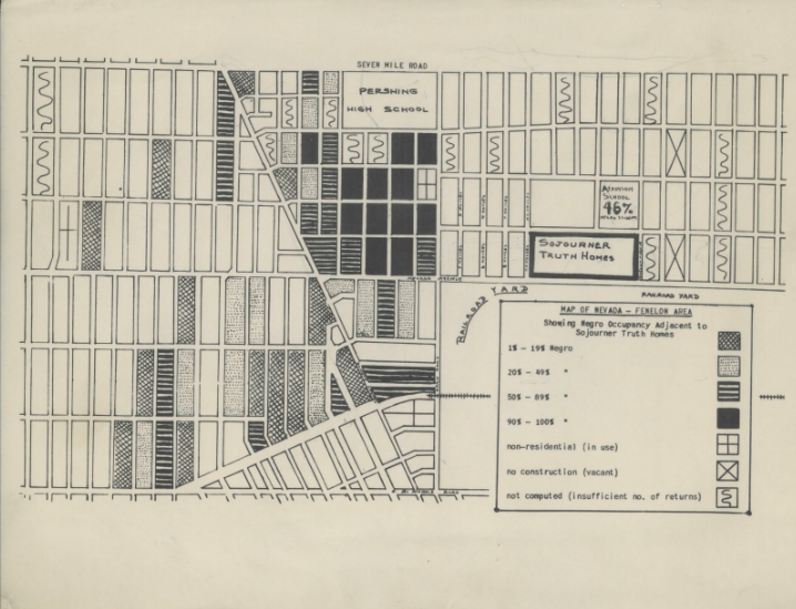 Map of Nevada-Fenlow Area (1943)