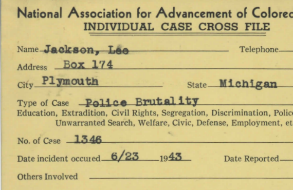 NAACP Case File (1943)