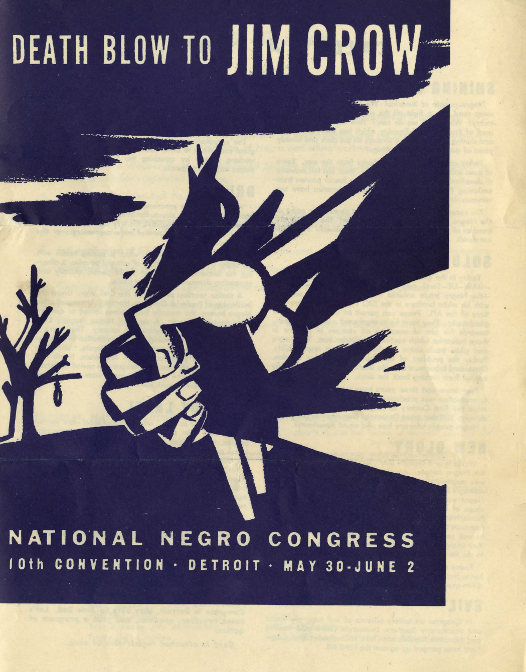 National Negro Congress Convention Program (1946)