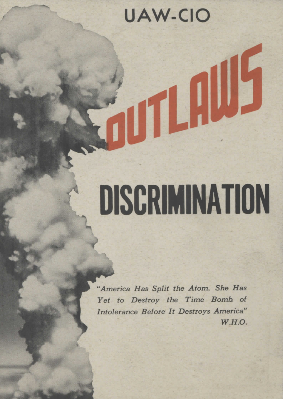 UAW-CIO Outlaws Discrimination